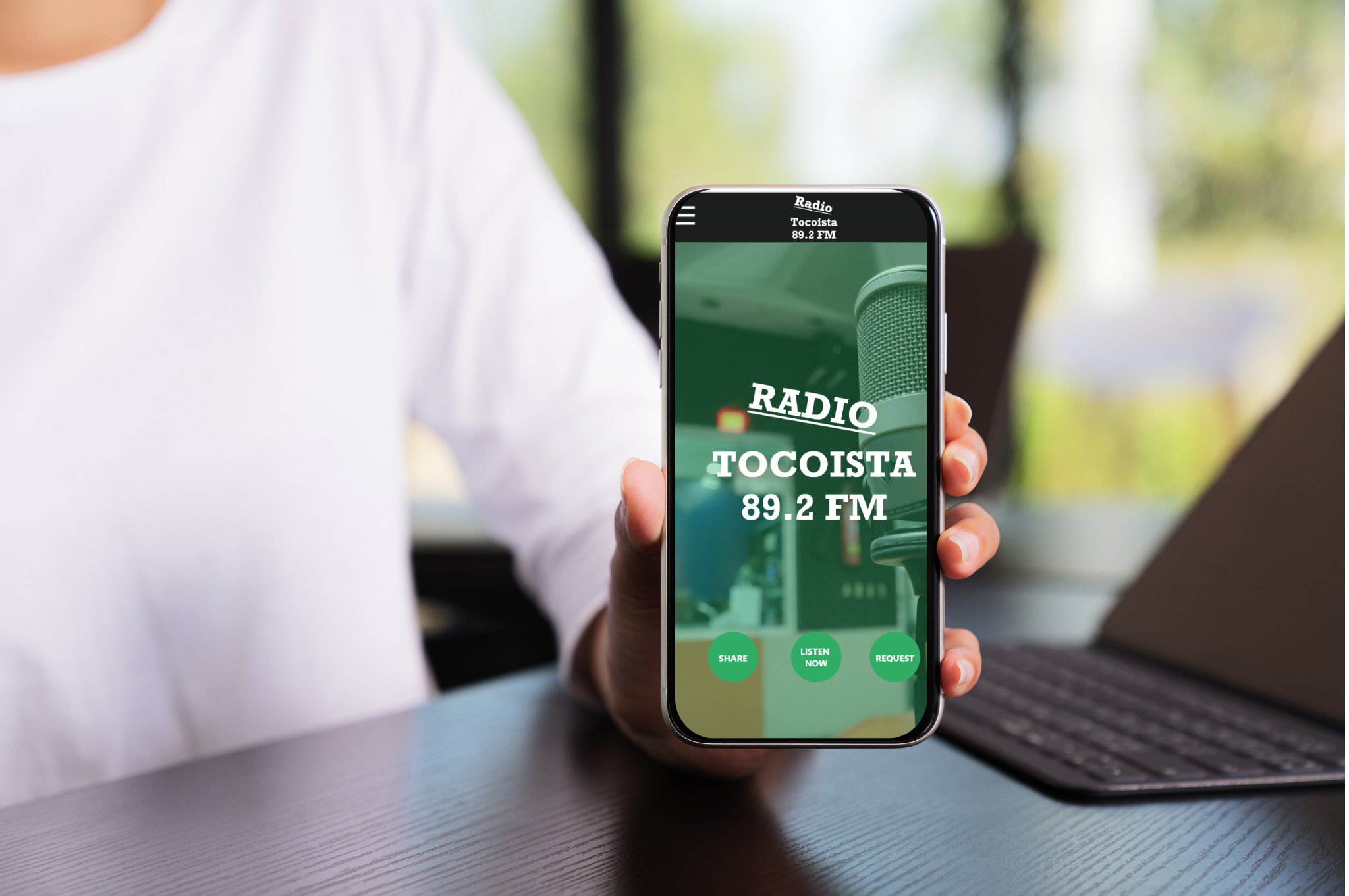 Tocoista Radio App